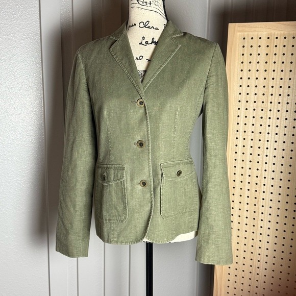 Michael Kors Khaki Women's Blazer - Picture 2 of 10